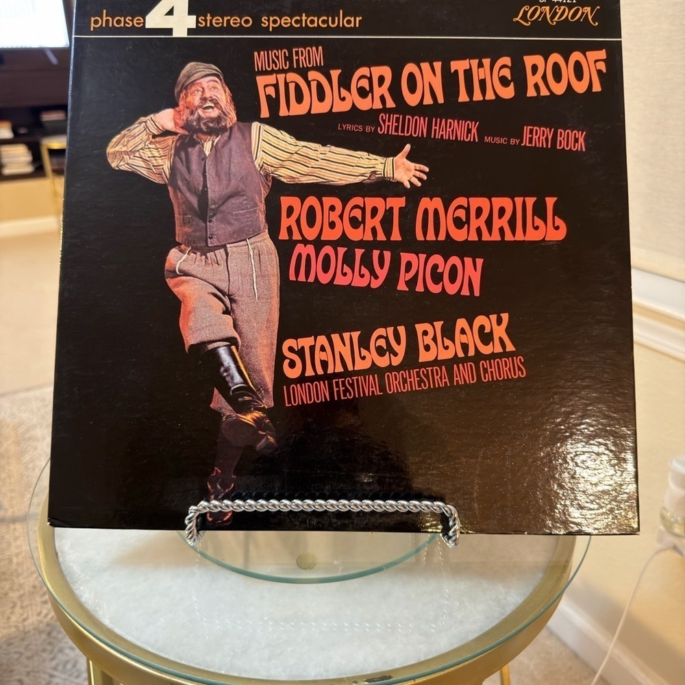 Fiddler on the Roof - Robert Merrill, Molly Picon, Stanley Black LP VG+